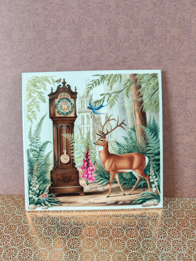 L&#039;horloge et cerf