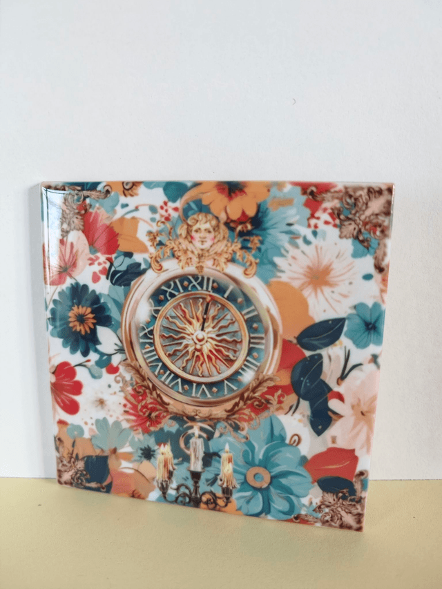 Gros horloge floral